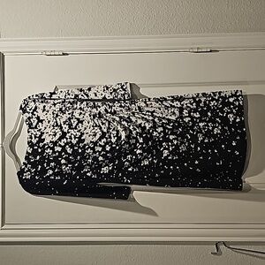 Ralph lauren black and white dress 12